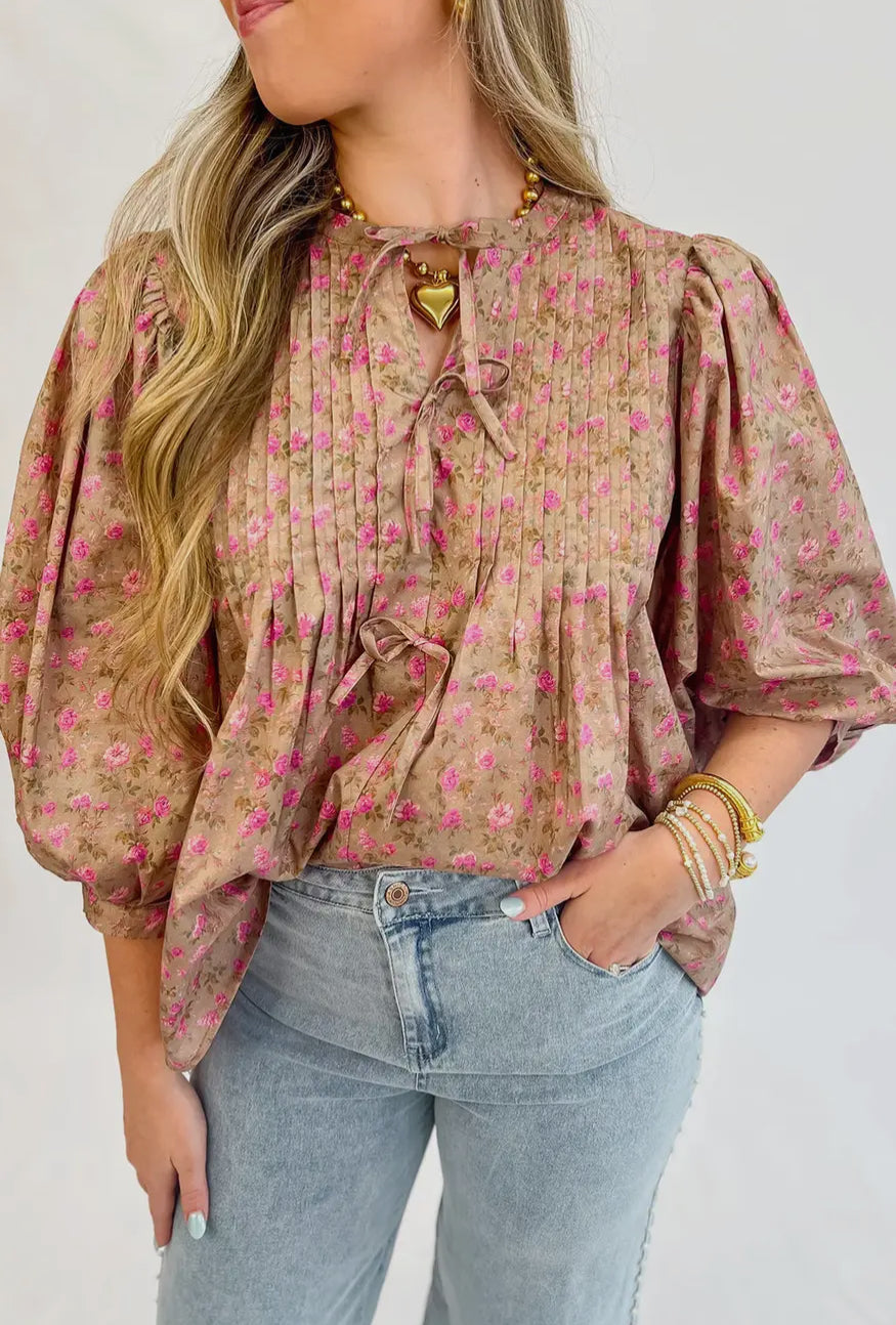 Floral Summer Blouse