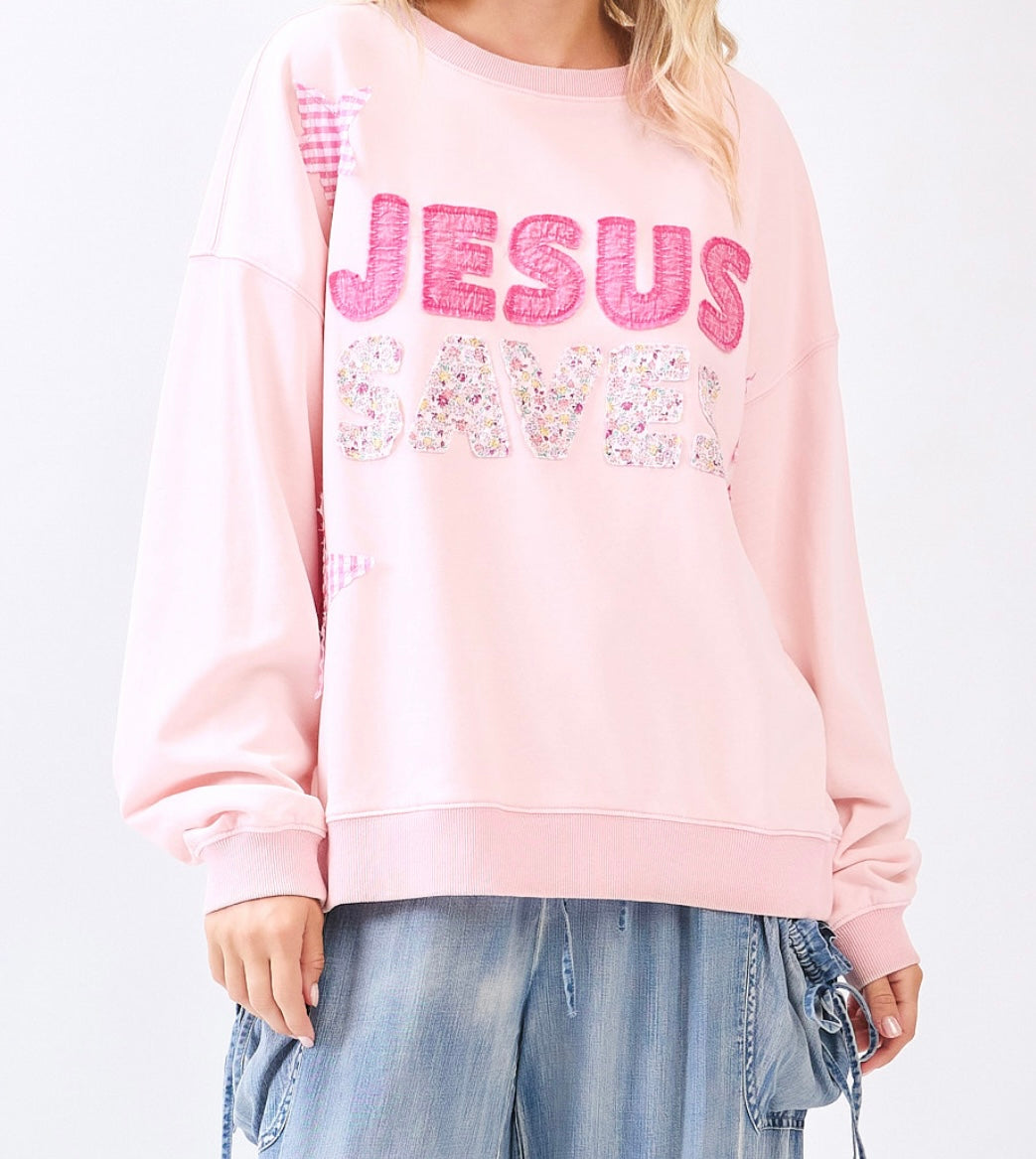 Jesus Saves Crewneck