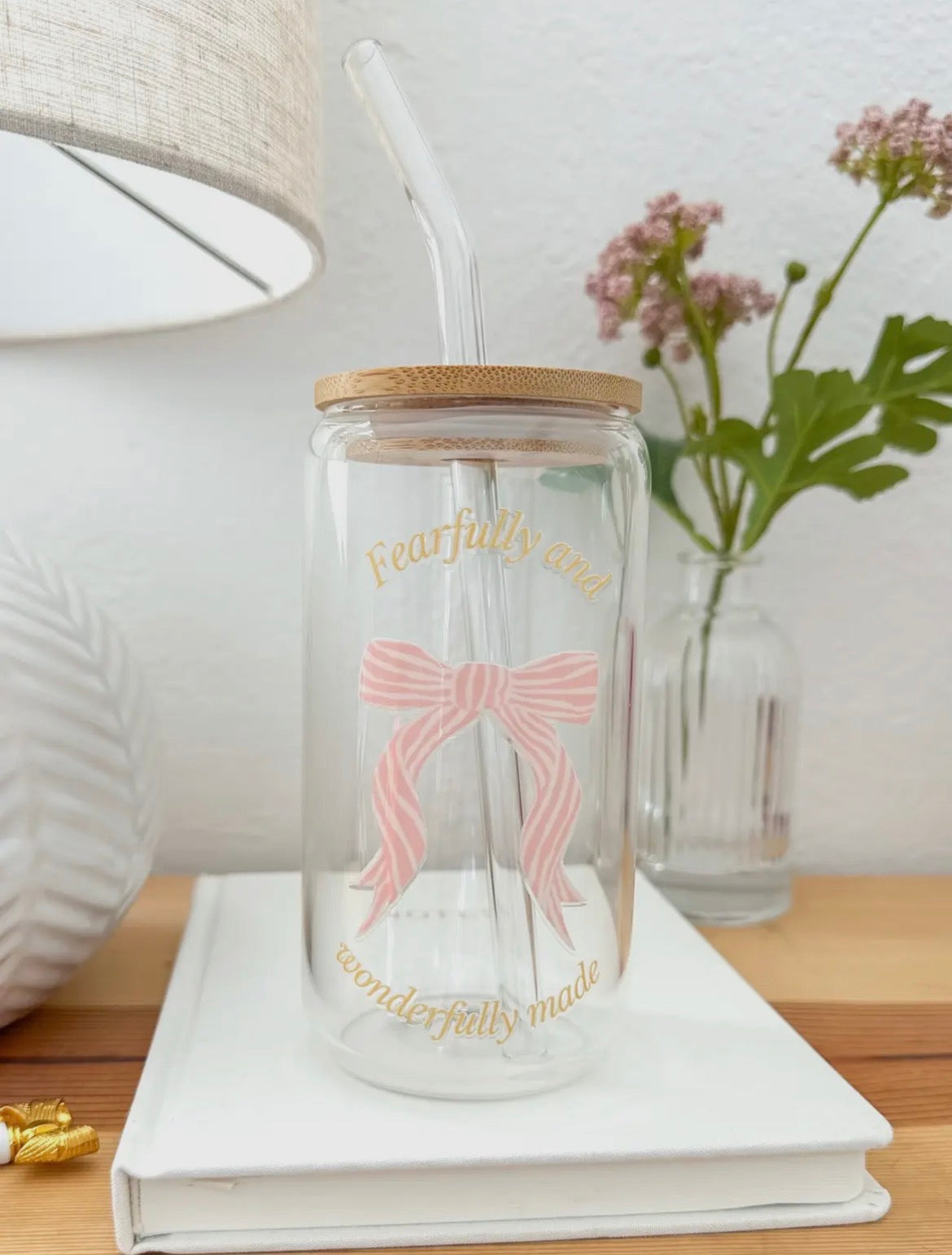 Fearfully and Wonderfully Made Glass Cup