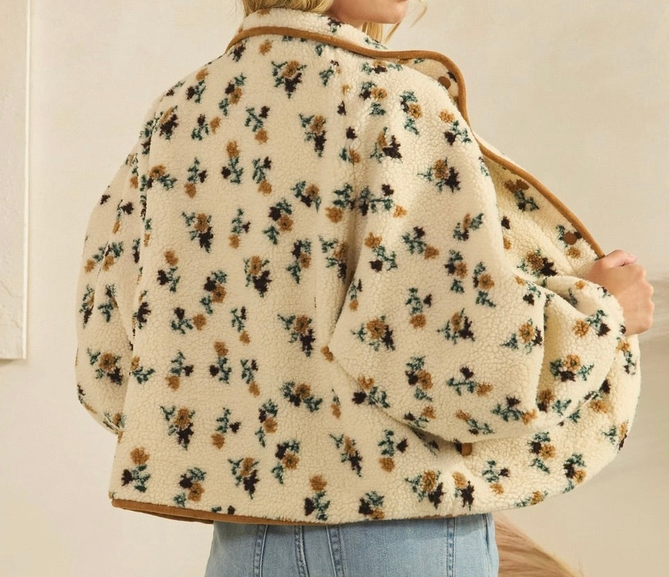 Floarl Sherpa Jacket
