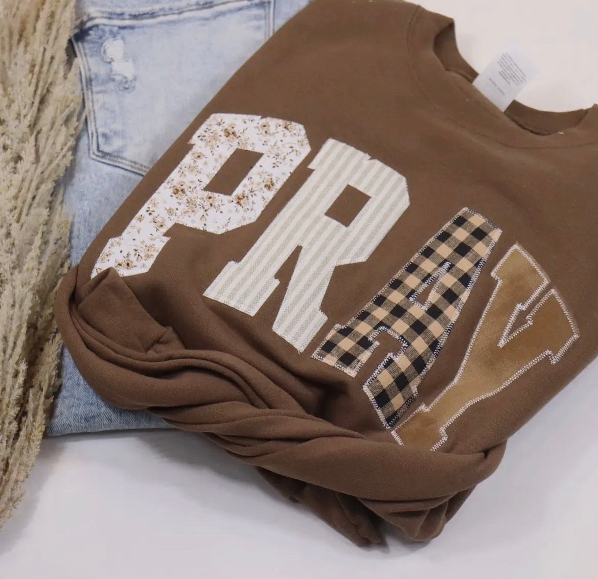 Patchwork Pray Sweatshirt