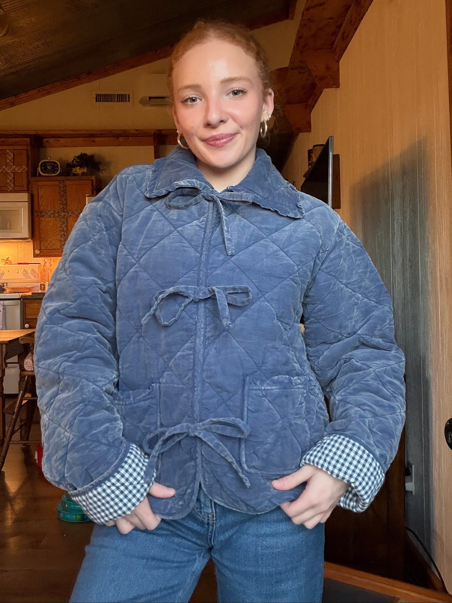 Indigo Patch Jacket