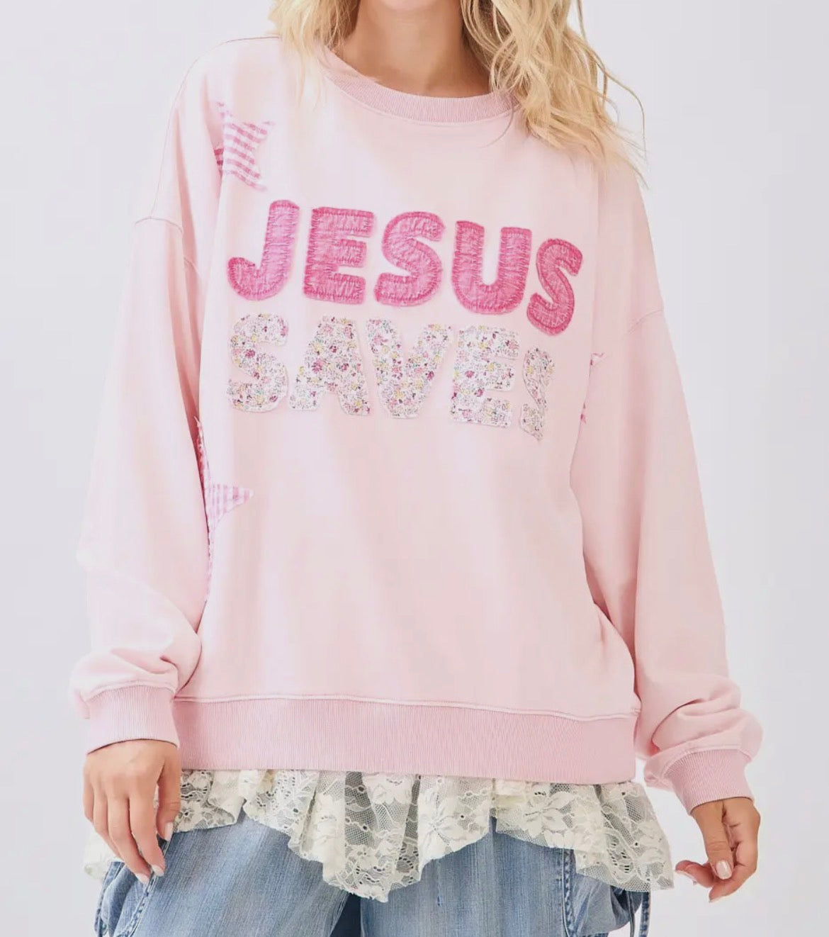 Jesus Saves Crewneck