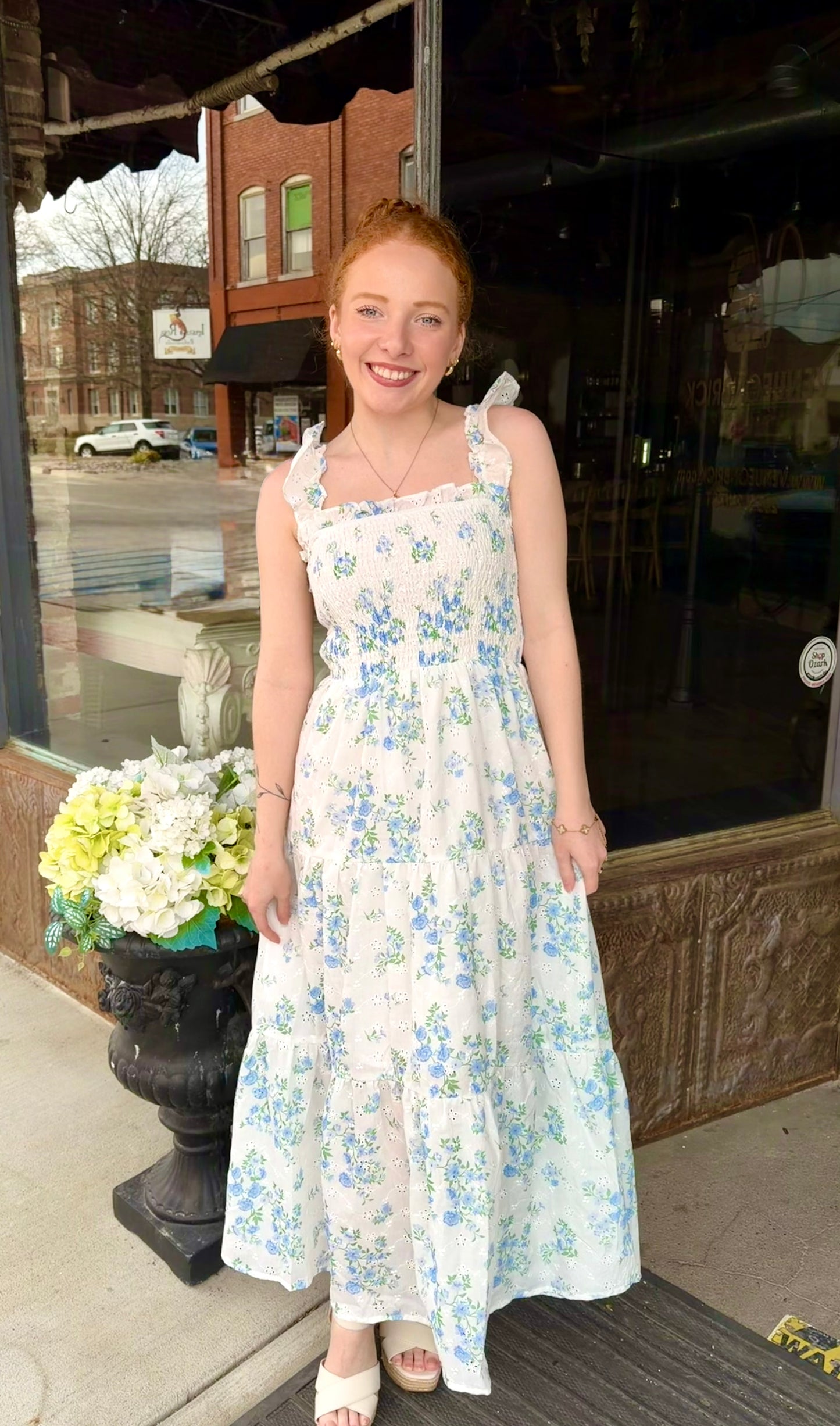 Soft Sky Maxi Dress