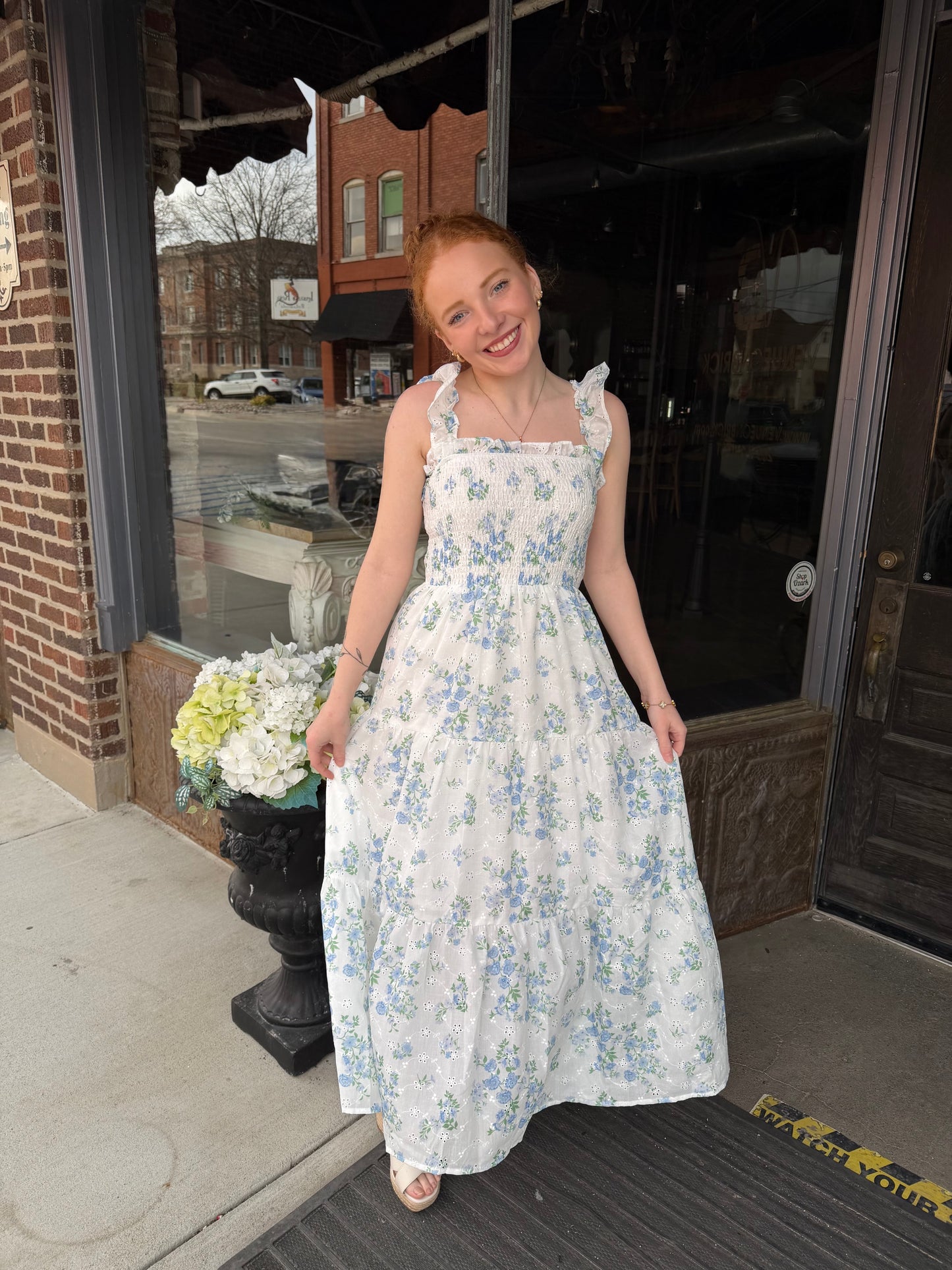 Soft Sky Maxi Dress